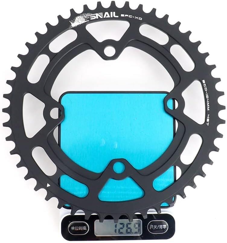 FOMTOR 104 BCD Chainring (30-52T) 7-12 Speed Compatible CNC 7075 Aluminum Narrow Wide Tooth Round Oval Chainrings for MTB/Road Bike Ebike Chainwheel Black/Red - Image 3